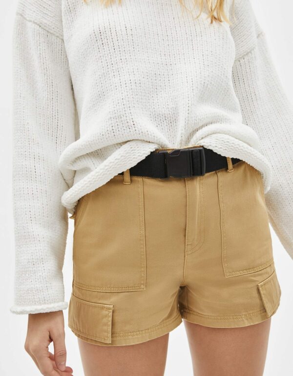 Belted Cargo Shorts - Image 4