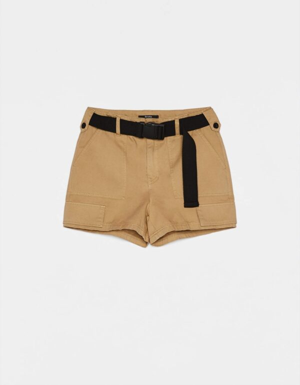 Belted Cargo Shorts - Image 2