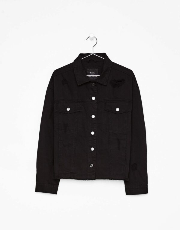 Black Denim Jacket - Image 5